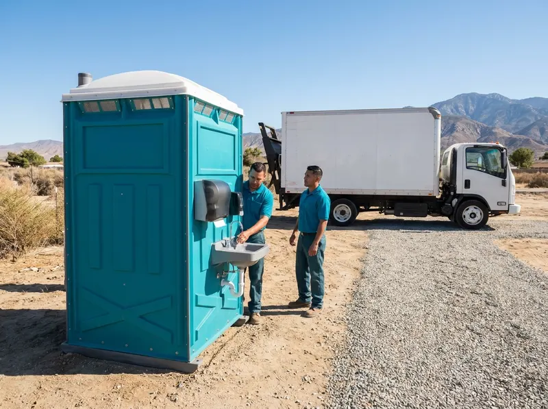 Flushable Restrooms with Integrated Sinks in Hemet, CA