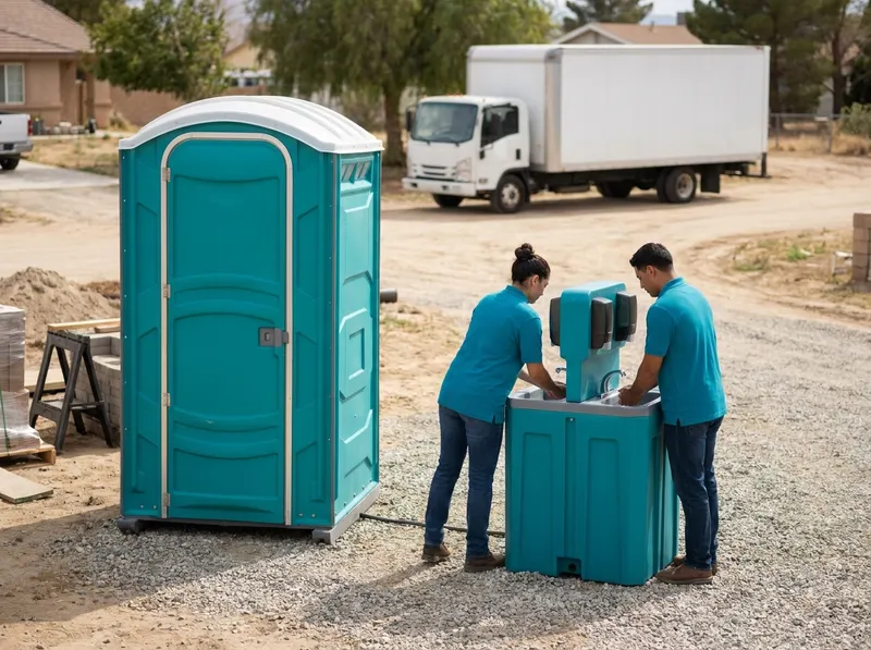 Standalone Dual-Basin Hand-Washing Stations in Hemet, CA
